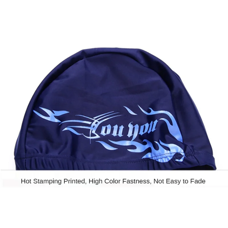 Elastic Swimming Cap for Men Women Hot Spring Spandex Swimming Hats Long Hair High-end Swimming Cap Suitable For Swimming Pool