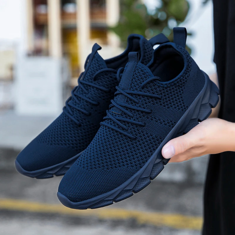 Ultralight Sneakers: Trendy Breathable Mesh Non-slip Casual Footwear for Men 4