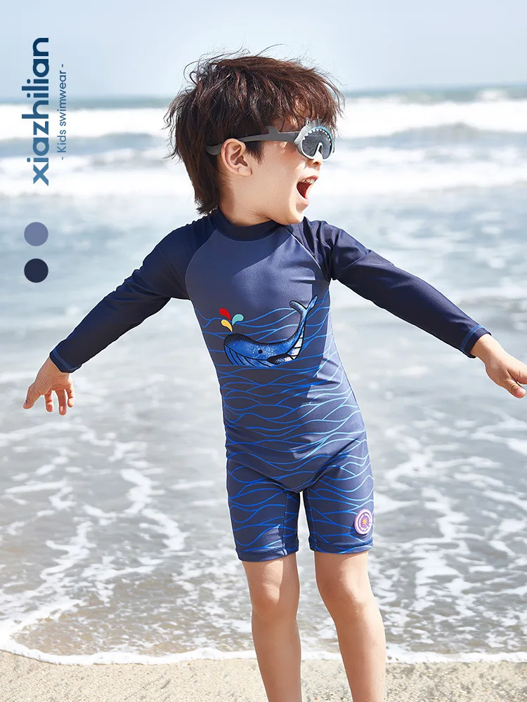 Children's Swimsuit Boys 2023 Shark UV Baby Bathing Suit Boy Kid One Piece Swimming Suit Toddler Boy Swimsuits Baby Swimwear