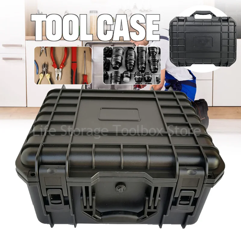 Hardware Tool box Portable Toolbox Safety Hard Carry Tool Case Military Box Waterproof Organizer Box Large Hard Case With Foam