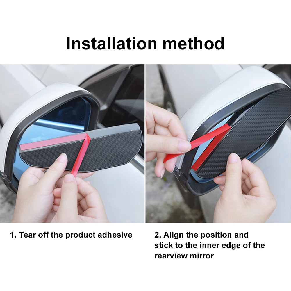 Car Rear View Mirror Rain Cover for Mazda Demio 2 3 5 6 M2 M3 M5 M6 CX-5 CX-7 CX-9 RX-8 MX5 MPV