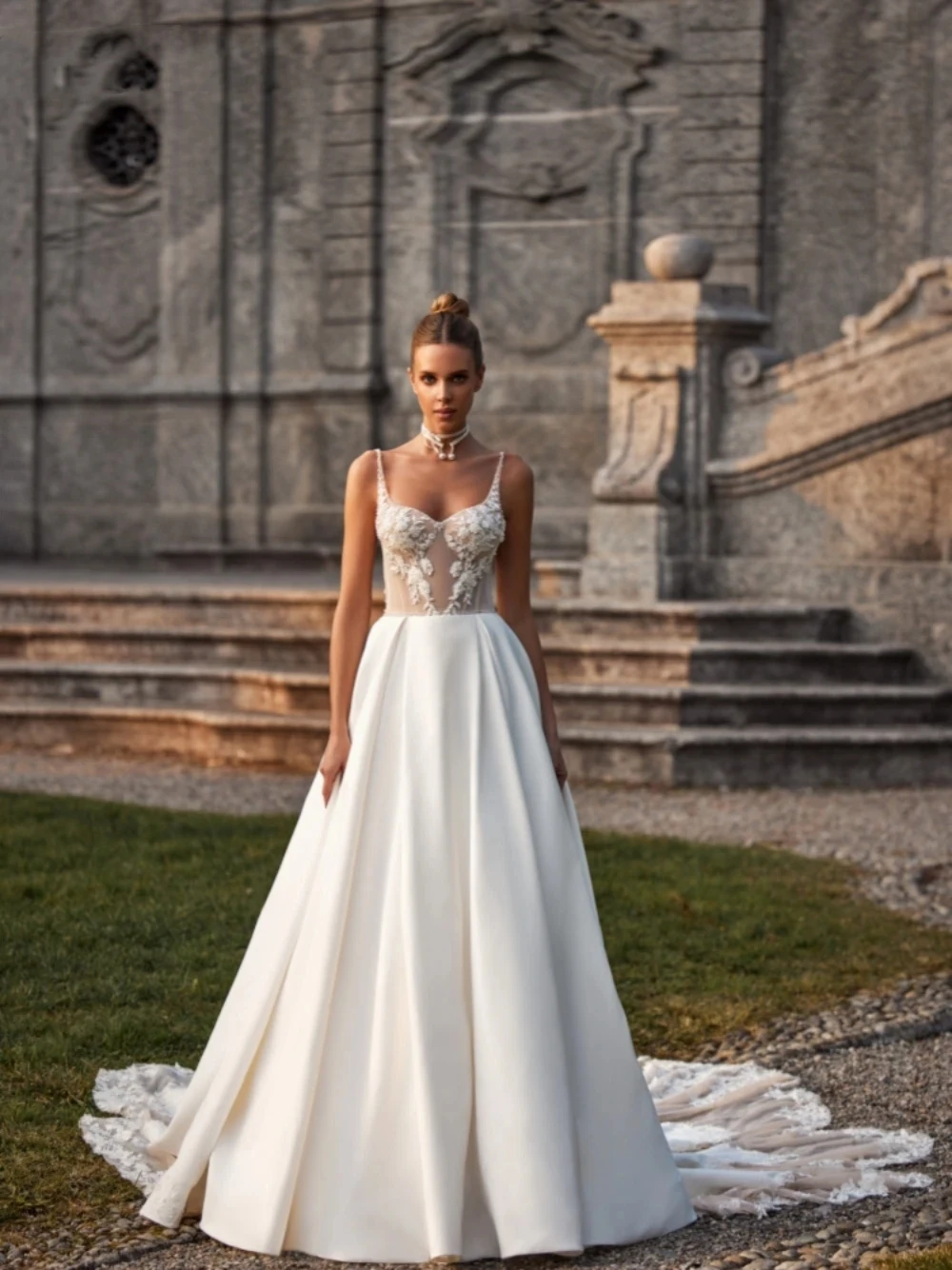 Vintage Classic Wedding Dresses Sweetheart Bridal Gowns Lace Appliques new A-Line Satin Robes For Formal Party 2025 Vestidos De Novia