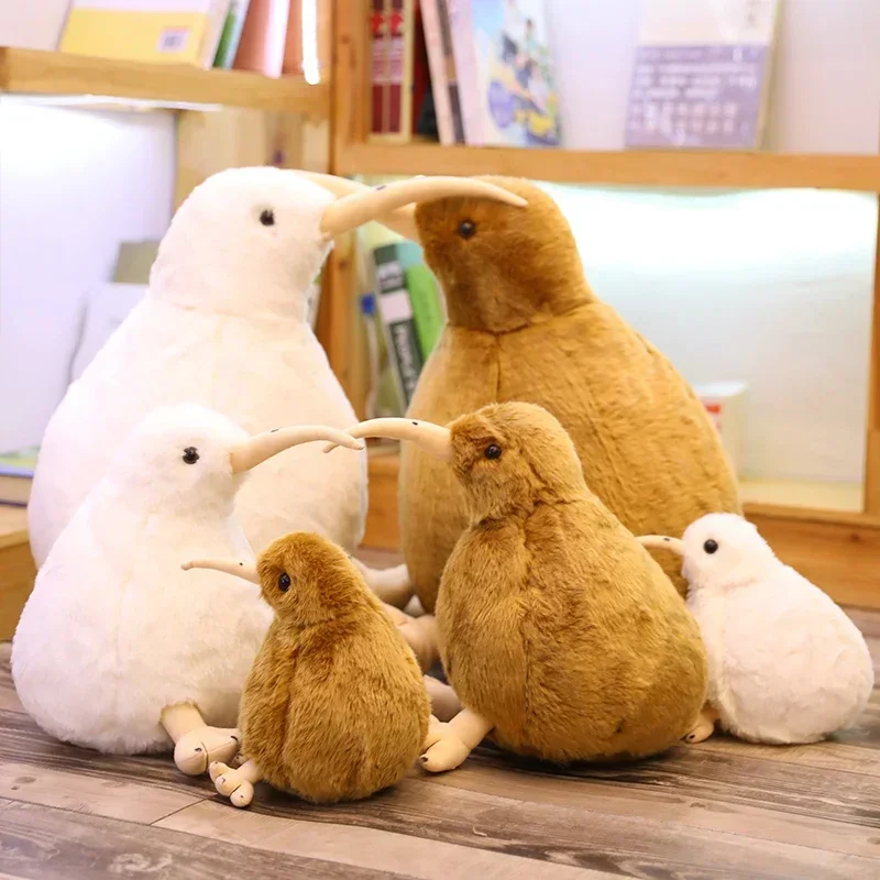 Cute Lifelike Kiwi Bird Plush Toy Soft Pillow New Zealand new Stuffed Plush Animals 2025 Kawaii Peluche Toy Gift for Boy Birthday