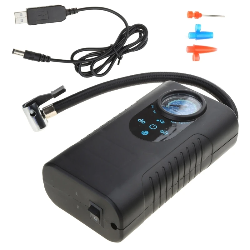 2023 New Tire Inflator Portable Air Compressor 150PSI &ShutOff Portable Air Digital Display for Car, Bike & Motorcycles