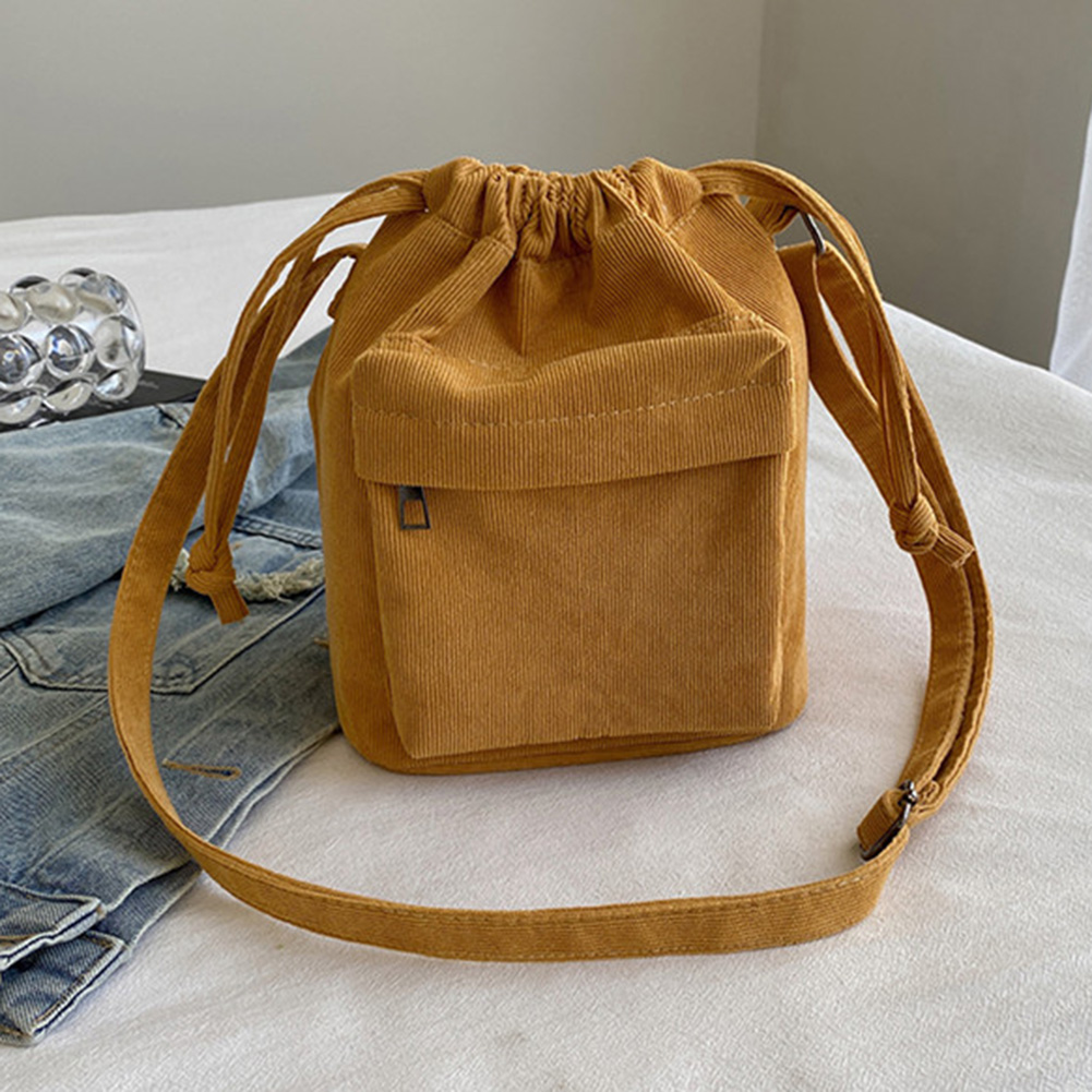 Women Fashion Tote Handbag Adjustable Strap Soild Satchel Purse Drawstring Casual Shoulder Bag Versatile Soft Slouchy Travel Bag