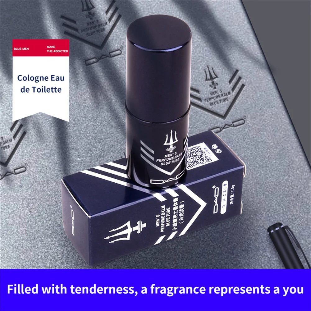 Men's solid body lotion leaves a lasting fragrance, purifies the air, is refreshing and stops sweating. It also helps eliminate body odor