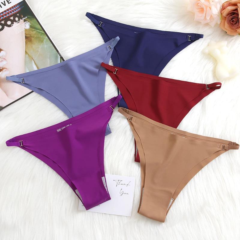 Women's Panties SAMSONOV Sexy Bikini Temptation Seamless Female Underwear Low-Waist Thin Belt Thong For Lady Elasticity Lingerie
