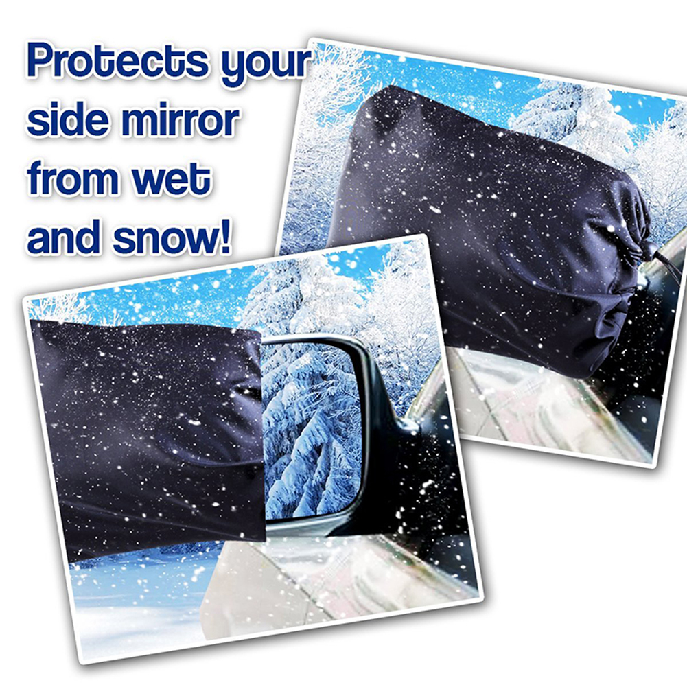 2pcs/set Snow Ice Car Side Cover Waterproof Dust Auto Rear View Mirror Protector