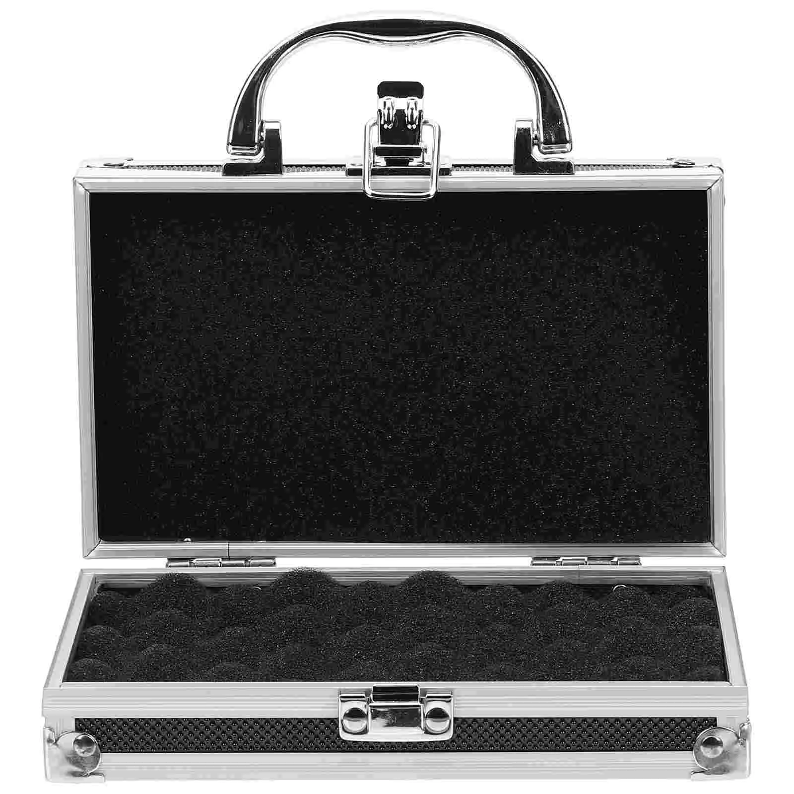 Toolbox Organizers Toolboxes Metal Tools Case Multifunctional Aluminum Suitcase Hard Aluminium Alloy Tool Box 80*110*55mm