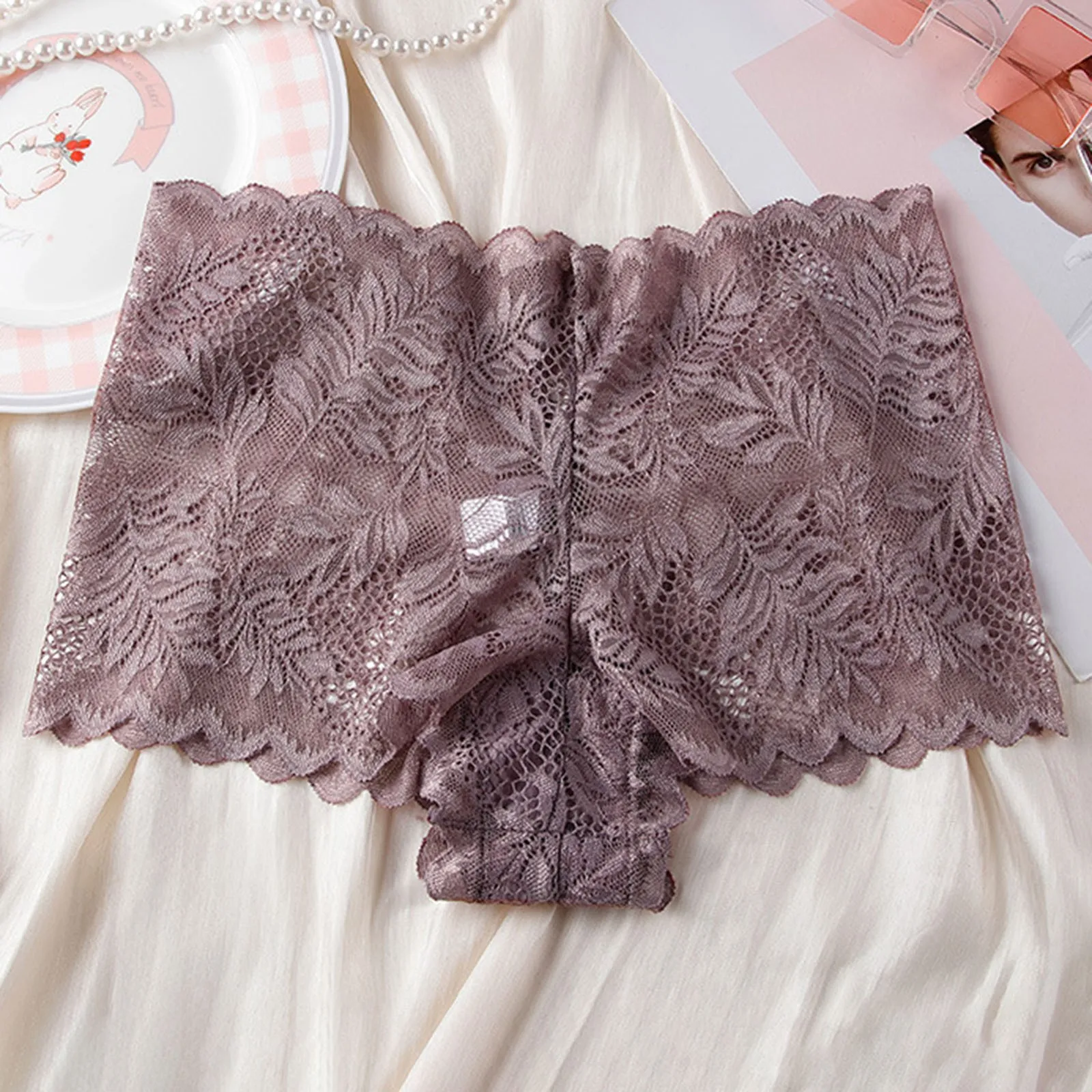 Sexy Lingerie Lace Boyshort Sexy Lace Panties Low Rise Ladies Underpants Female Lingerie Sexy Lingerie For Fine Women