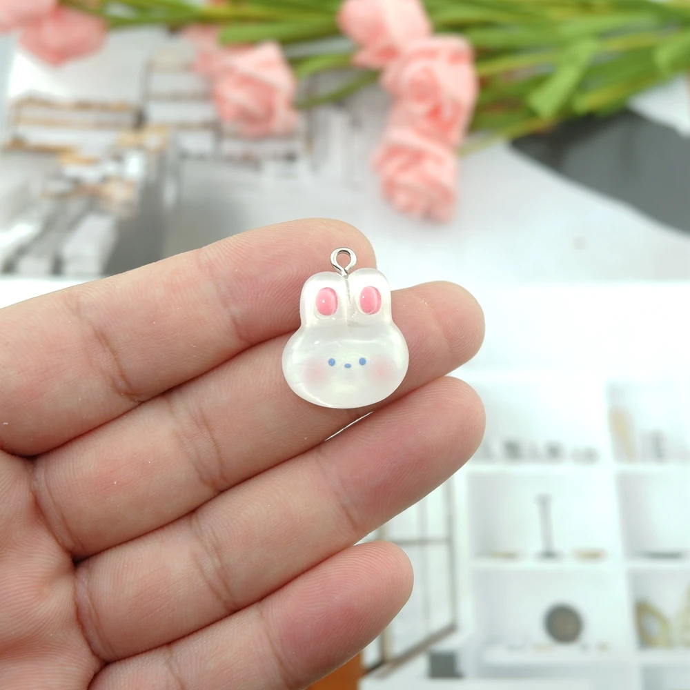 Bear Cat Mushroom Heart Charms for Jewelry Making Diy Earring Bracelet Bow Pendant Accessories Findings Bulk Wholesale