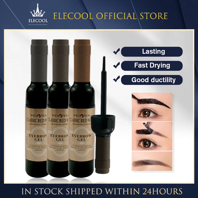 Classic Red Wine Eyebrow Dye Tearing Eyebrow Gel Dyeing Tint Shade Eyebrow Cream Waterproof Lasting Makeup Cosmetic