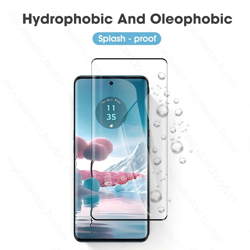 4 In 1 Camera Lens Screen Protector Tempered Glass Case Cover For Motorola Edge40 Edge 40 Neo Pro 5G Protective Glass Edge40Neo