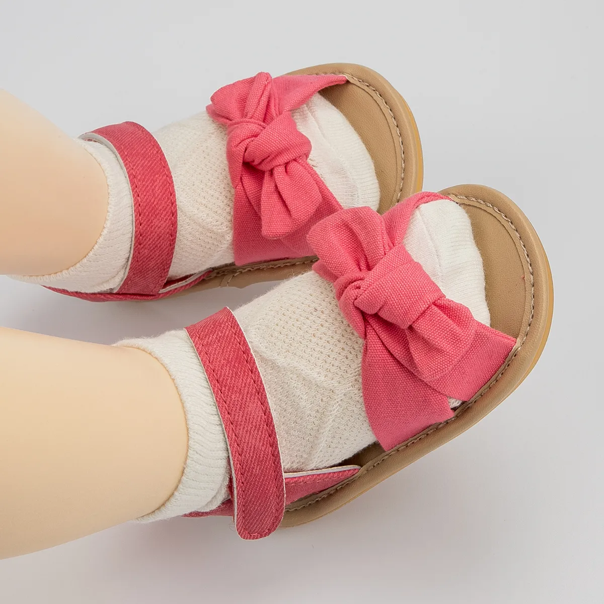 Summer new Baby Girl Sandals Cute Bowknot Baby Girls Shoes Toddler Infant Flat 2025 Soft-Sole Summer Sandals Non-slip Shoes Crib