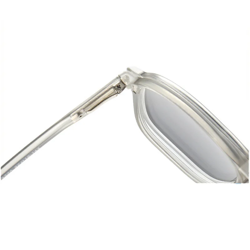 Transparent Frame Men Sunglasses Magnetic Clip 6 In 1 Magnetic Clip Glasses Square Women Polarized Eyeglass