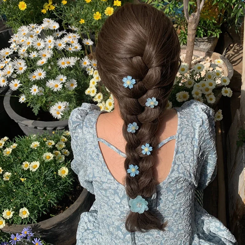 Cherry Blossom Hair Clip Mini Hairpin Girl s Grab Children Small Headwear Side Cute Womens Accessories