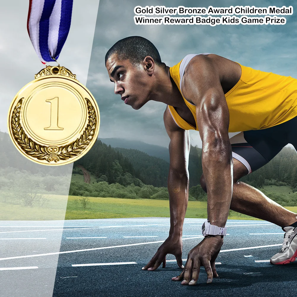 10/20/30pcs Gold Silver Bronze Prizes Winners Medals Sports Day Competitions Awards Medal Adults Children Outdoor Games Souvenir