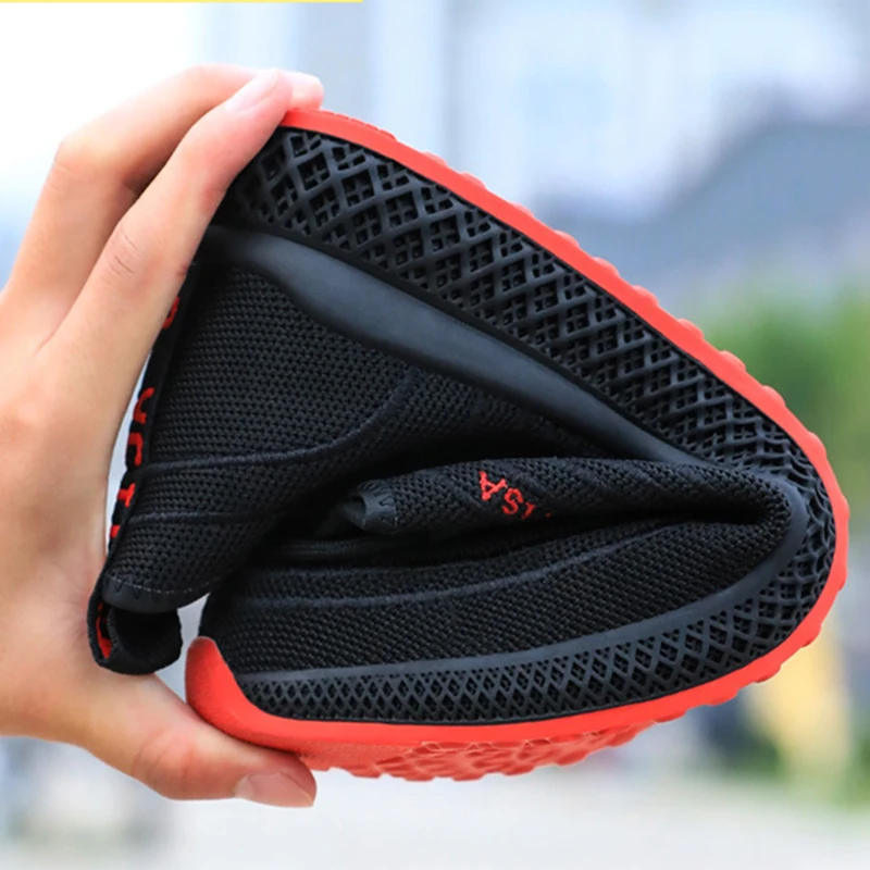 Work Shoes With Steel Toe Boots Anti Smash Safety Shoes Men Women Light Work Sneakers Breathable Anti-Stab Indestructible Shoes