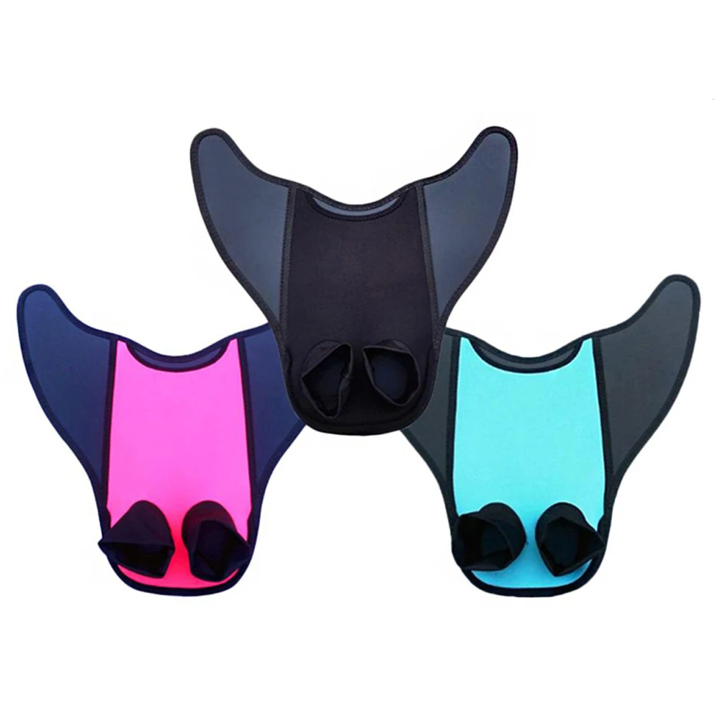 New Mermaid Swimming Tail Monofin Fins One-piece Flipper Swim Fins Swimming Training Fins for Kids Adults