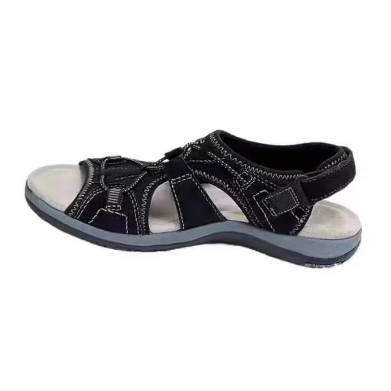 Women Hollow Summer Comfortable Sport New Sandals Open Toe Non-Slip Cut Out Soft Female 74a9