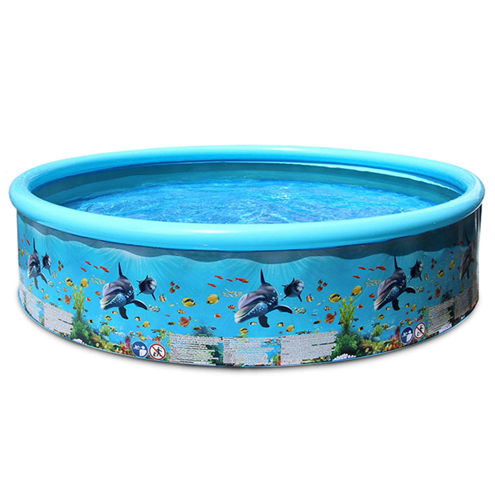 Portable Inflation-free Hard Plastic Swimming Pool Folding Pool Family Swimming Pool Round Swimming Pool for Babies Kids Adults