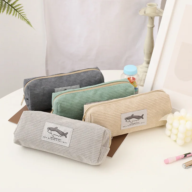 Corduroy Cosmetic Bag Portable Makeup Storage Bag Purse Women Bath Toiletry Wash Bag Travel Zipper Make Up Organizer Beauty Case