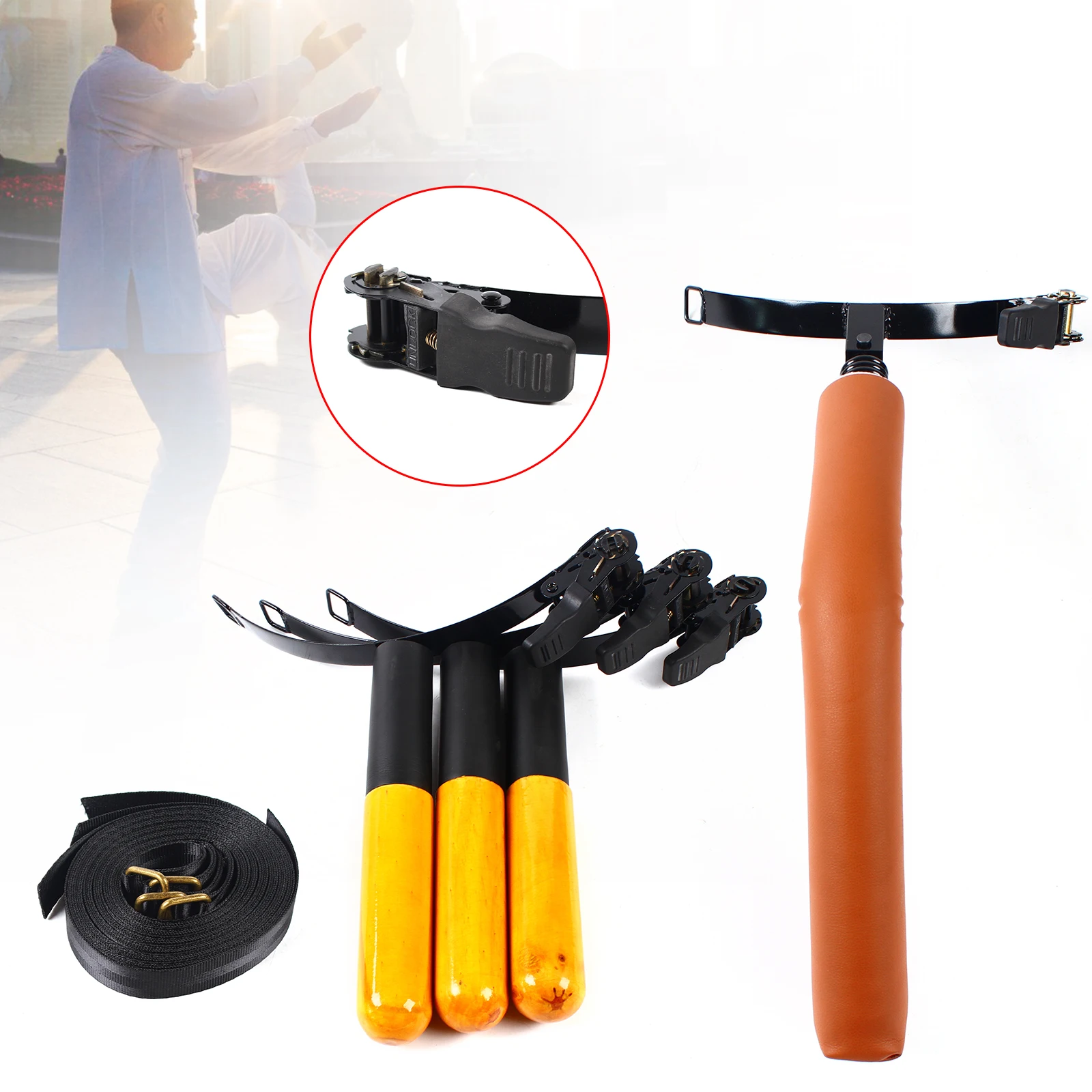 Chinese Style Wooden new Dummy, Wing Chun 2025 Training Dummy, Kung Fu, Simulate Man, 3 Arms and 1 Leg