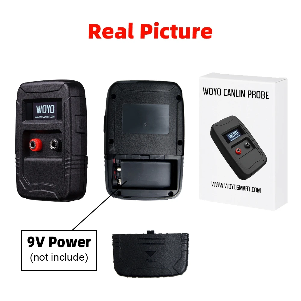 CAN BUS Analyzer Automotive tool for All Car, CAN BUS Tester Automatic Recognize CAN-H CAN-L, LIN BUS Analysis to Read Baud Rate
