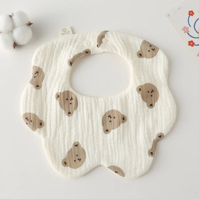 2025 Newborn Baby Bibs Infant Burp Cloths Baby Stuff Feeding Drool Bandana Saliva Towel Toddler new Bib Baby Accessories Dropshipping