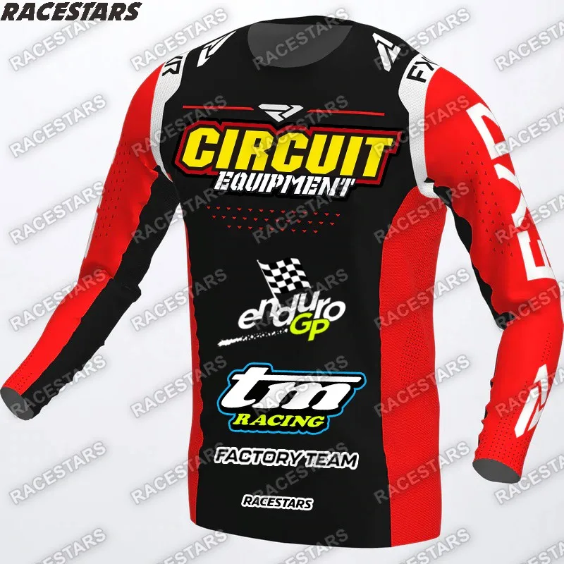 TM RACING Motocross Jersey Enduro Downhill Mountain Cycling Bicycle MTB Shirts Bike Wear MX Maillot Ciclismo Hombre Quick Dry