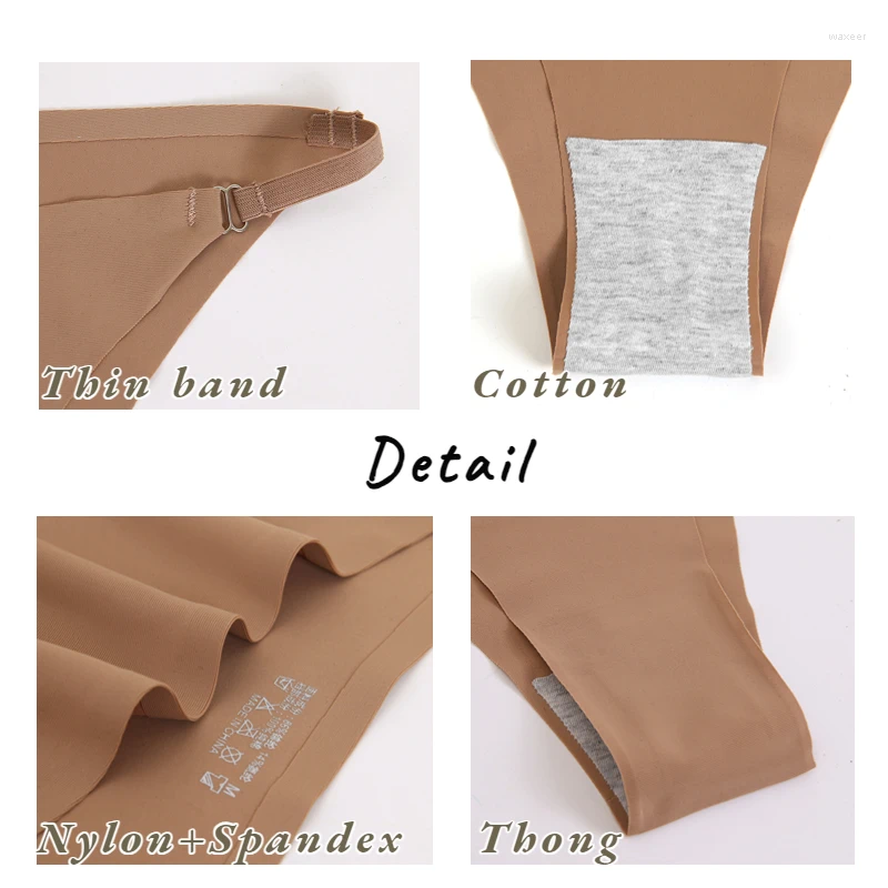 Women's Panties SAMSONOV Sexy Bikini Temptation Seamless Female Underwear Low-Waist Thin Belt Thong For Lady Elasticity Lingerie