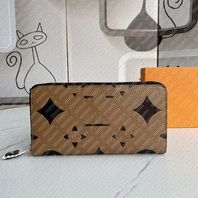 Fashion Long Wallet Purse Bags Flowers Designer Zipper Wallets Luxurys Men Women Leather Bags High Quality Classic Letters Coin Purse Original Box Plaid Card Holder