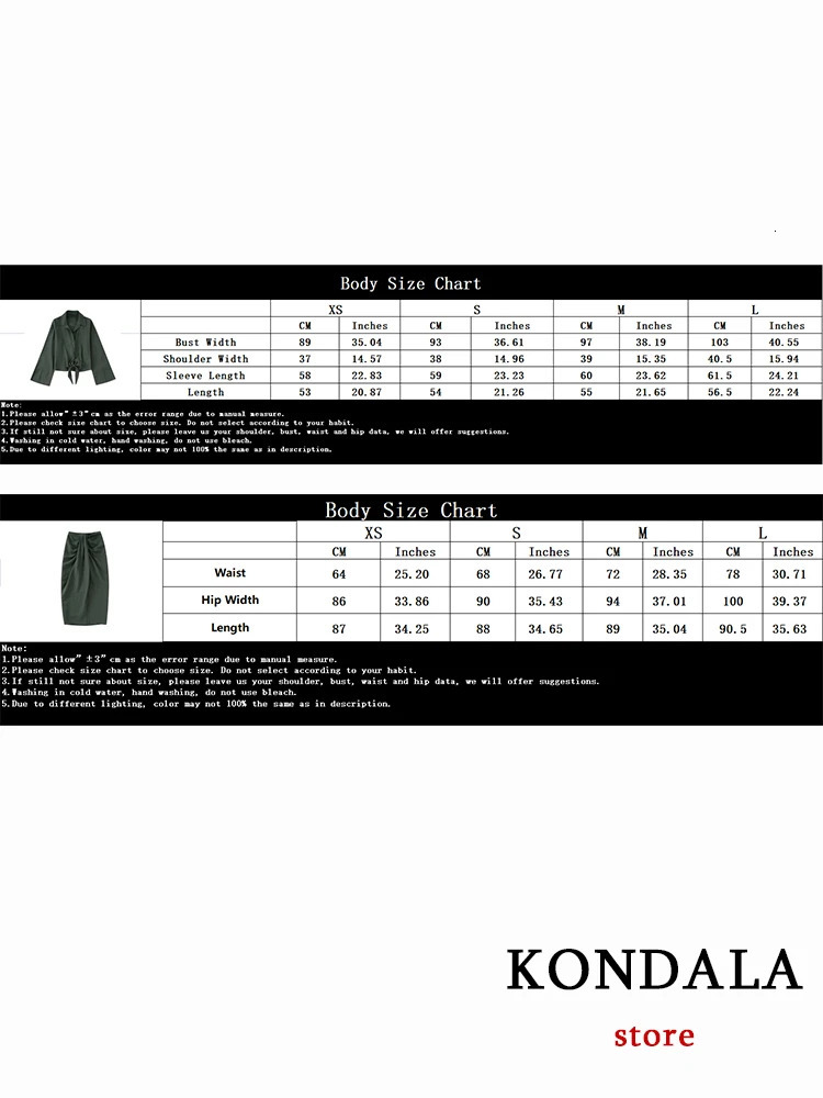 KONDALA Vintage Office Lady Solid Women Suits Long Sleeve Bow Shirts TopsSide Split Pleated Skirts Fashion Casual Sets 240423
