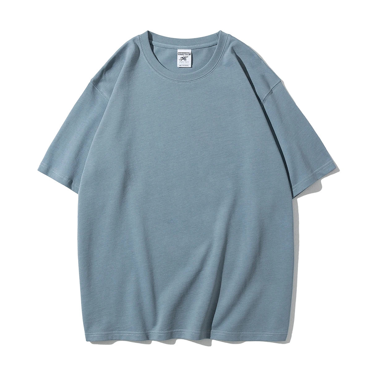 High Qualtity Oversized T-shirt for Men 280gsm Heavy Short Sleeve Tee Shirt Plain 100 Cotton Solid Color Brown White Black Tops 240429