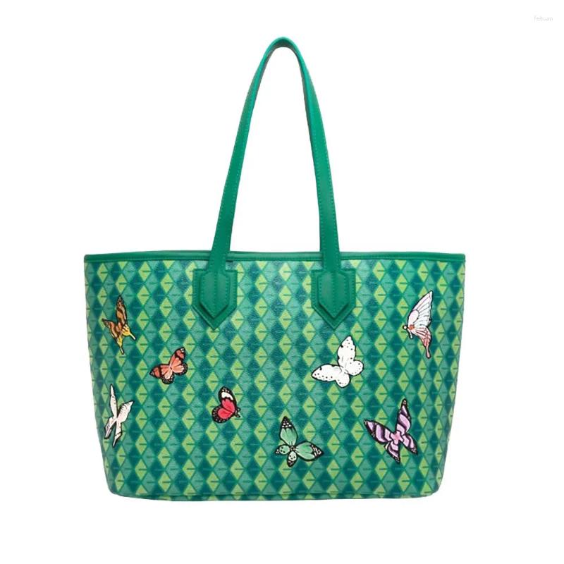 Evening Bags Fashion Butterflies Tote Canvas Women Handbags Shoulder Bag Shopper Large Hand Woman Sac De e Femme 8fa2