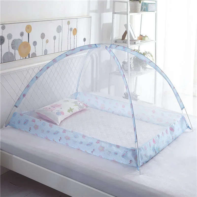 Bed Baby Dome Free Installation Portable Foldable Babies Beds Children Play Tent mosquitera cama Childrens Mosquito Net 240422