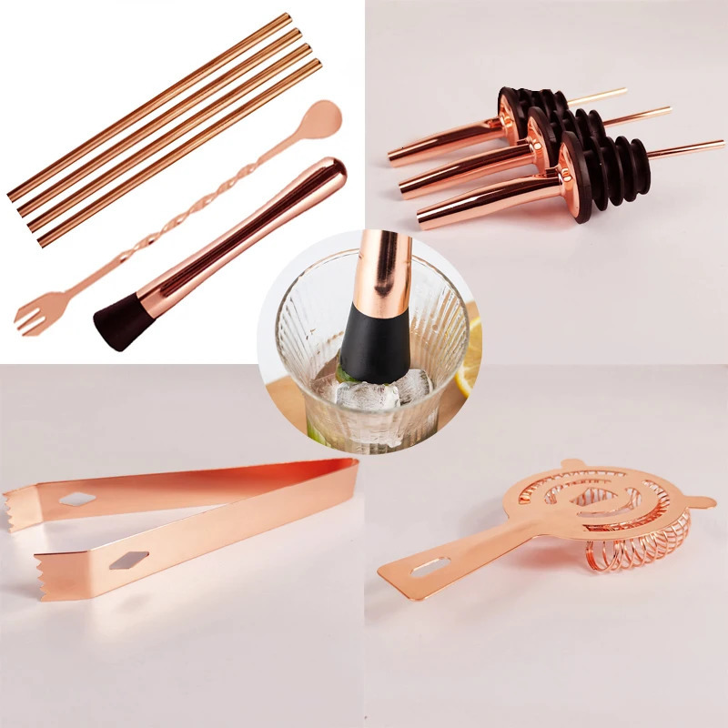 Black Rose 550ml 800600ML Stainless Steel Cocktail Shaker Boston Shakers Mixer Wine Bartender Kit Bar Tools Drop 240429
