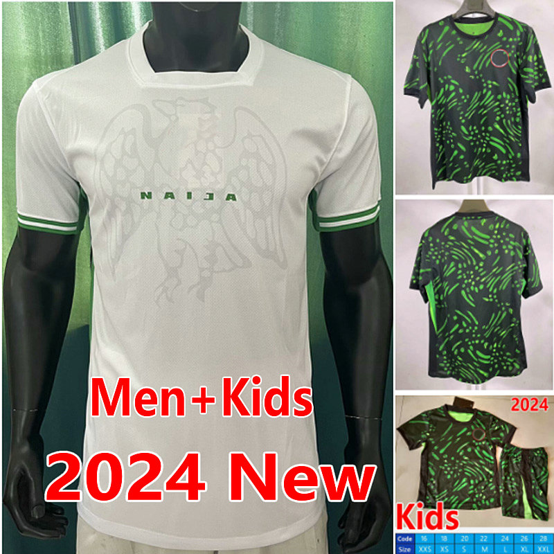 fans player 2024 OKOCHA Nigerias Soccer jerseys 2024 2025 OSIMHEN IGHALO MUSA IHEANACHO Football shirts Nigerian away green maillot de futol men kids uniforms S-4XL