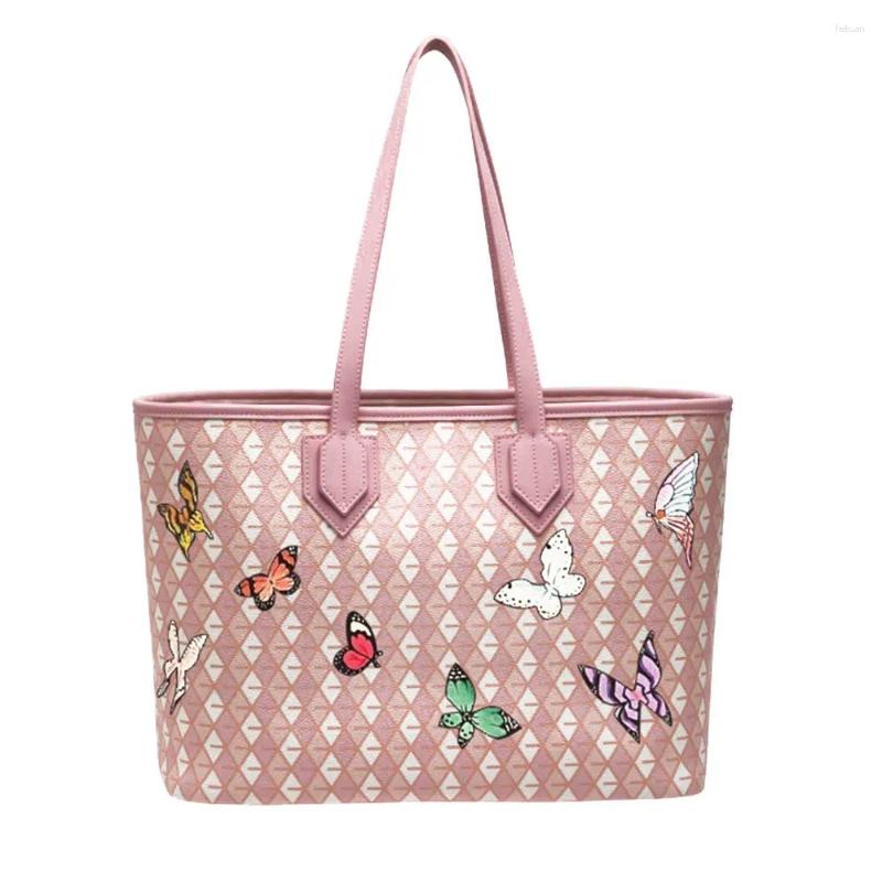 Evening Bags Fashion Butterflies Tote Canvas Women Handbags Shoulder Bag Shopper Large Hand Woman Sac De e Femme 8fa2