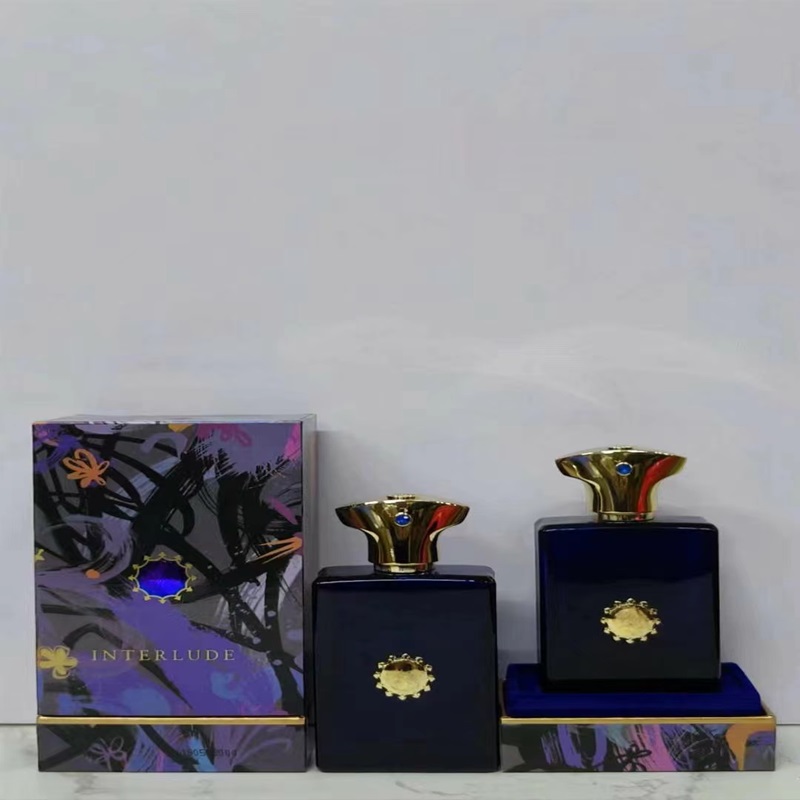 Wholesale Amouage Interlude Men's Perfume 100ml 3.4 Fl.oz Woody Oriental Fragrances Long Lasting Smell Mens Cologne Top Quality
