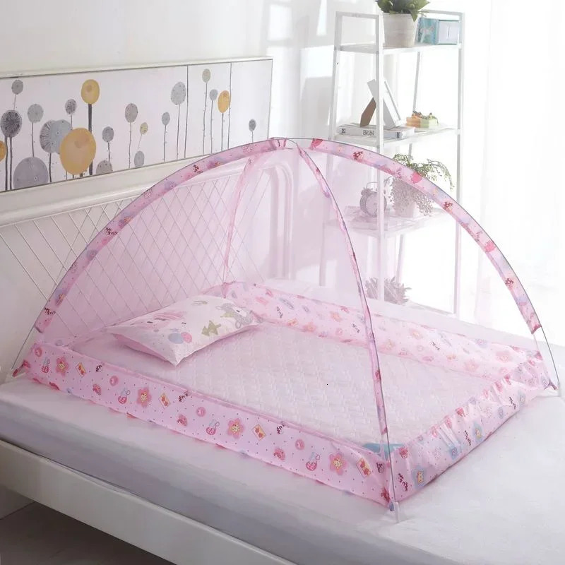 Bed Baby Dome Free Installation Portable Foldable Babies Beds Children Play Tent mosquitera cama Childrens Mosquito Net 240422