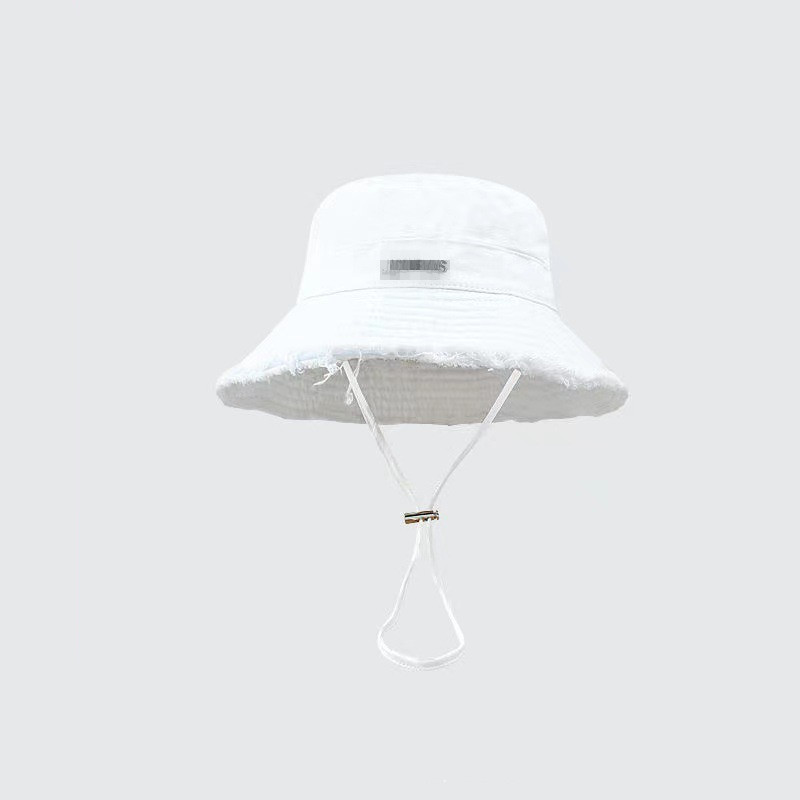 Free shipping new Summer Casquette Bob Wide Brim Hats Designer Bucket Hat For Women Frayed Cap Blending caps designer Fashionable Fisherman's hat