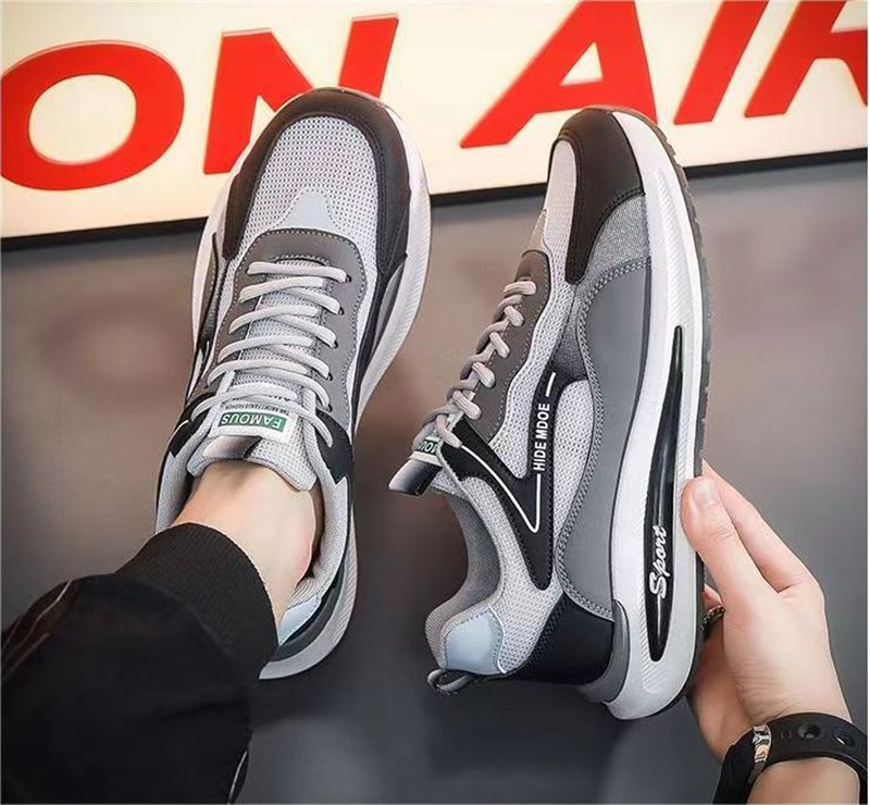 2024 Spring New Mesh Breathable Casual grey Sports Shoes GAI size
