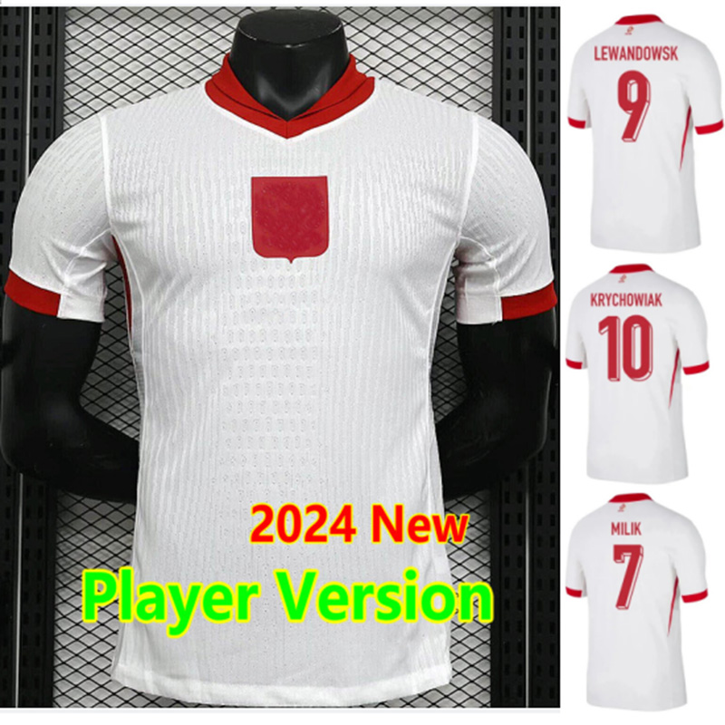 fans player 2024 POLSKA LEWANDOWSKI Soccer Jerseys 24 25 National team S.SZYMANSKI MILIK ZIELINSKI LINETTY polonia football Shirts FRANKOWSKI men kids set uniforms