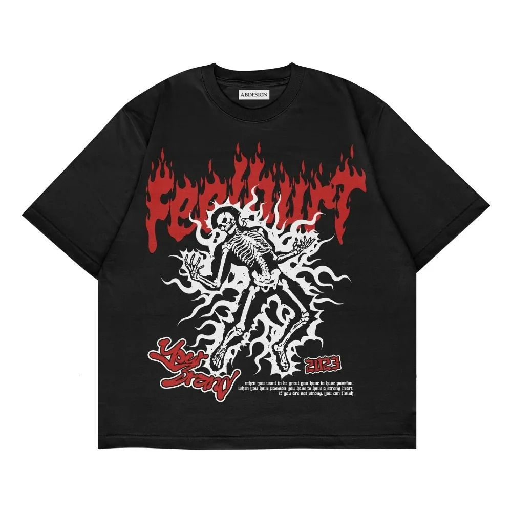 High Street Tshirt Men American Vintage Couples Hiphop Fashion Streetwear Casual Harajuku Y2k Tops Oversized T Shirt 240430
