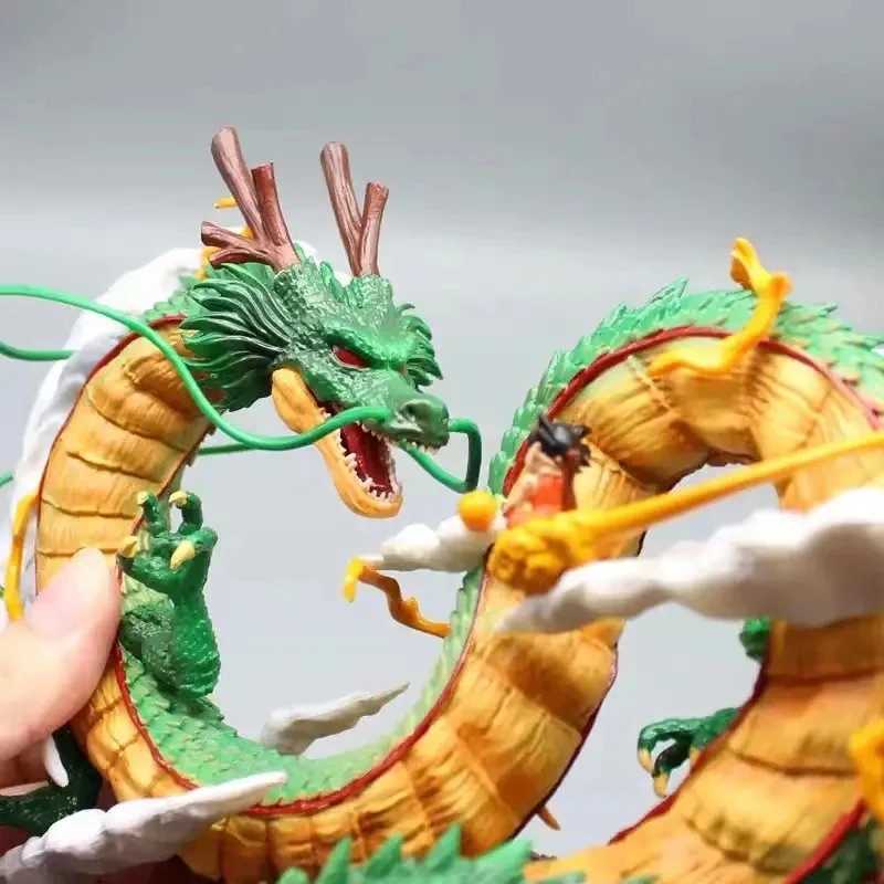 Toy Anime Z 22cm Shenron Figure With kid Goku Figurine PVC Action Figures Shenlong Collectible Model Statue Toys 4 s s