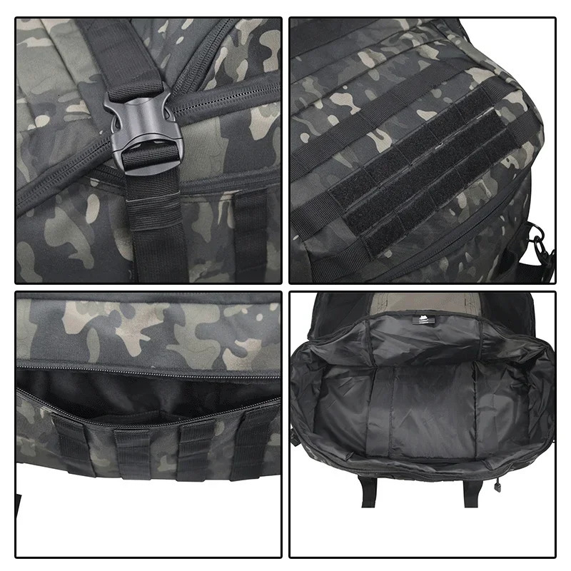 40L 60L 80L Sport Travel Molle Military Tactical Backpack Gym Fiess Bag Large Duffle Bags for Camping Hunting Fishing 240423 d859 4