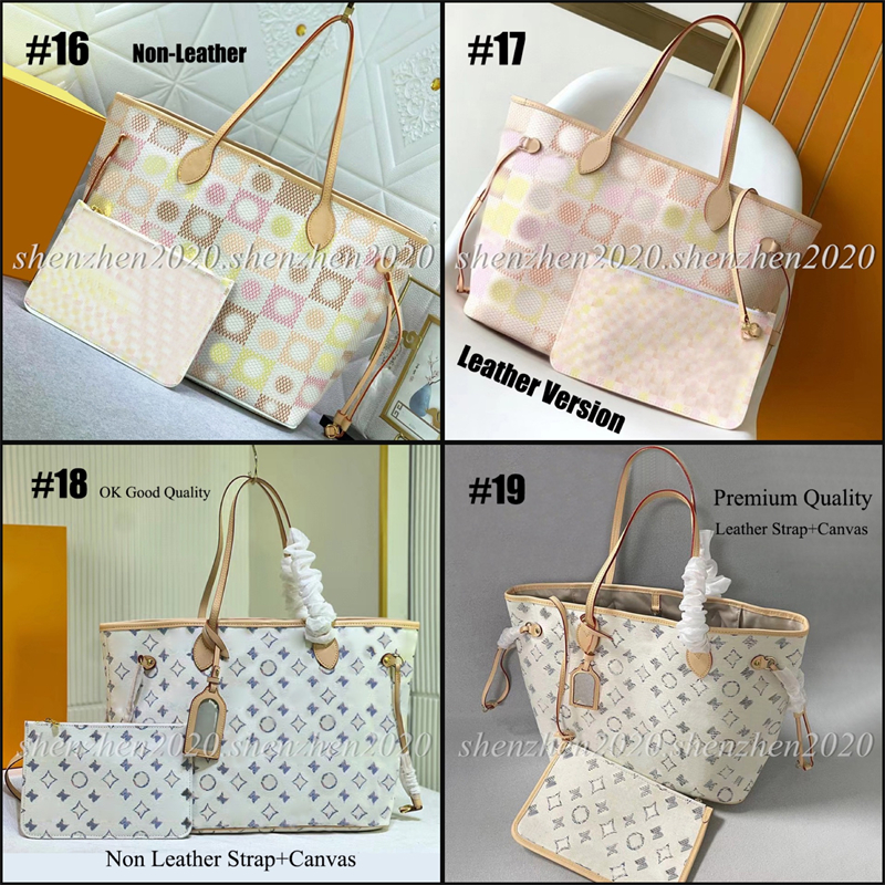 Premium Leather/ Non-Leather Fashion Women's Handbag Composite Bag Shoulder Bag Mother Tote Bag Shopping Bags 32x29x17cm/ 39x32x19cm