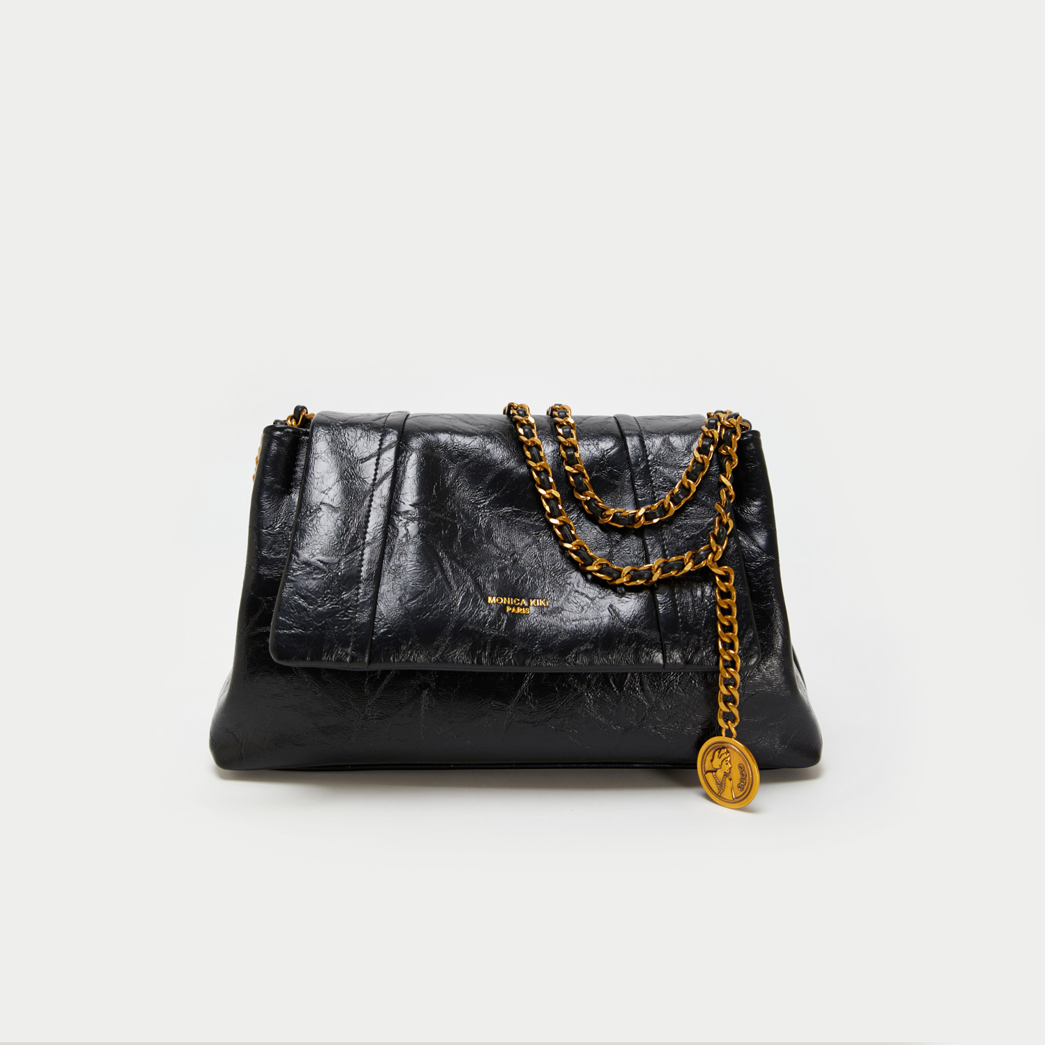 Shoulder Bags Casual Vintage Solid Color Pu Leather Women S Simple Crossbody Bag Shoulder Bags with Chains for Women