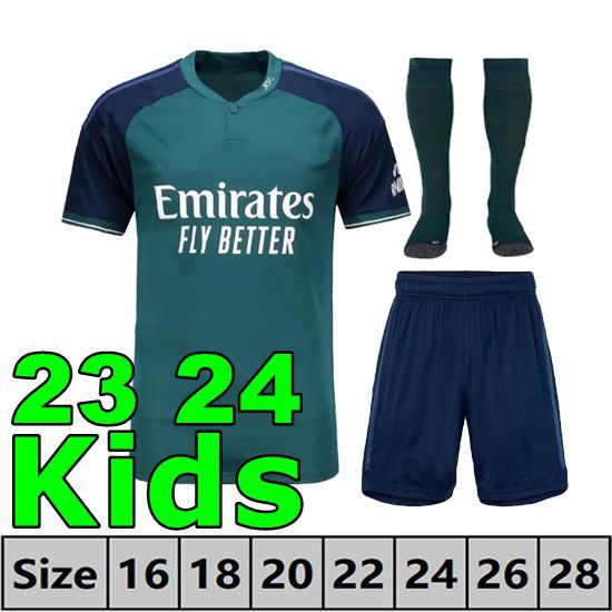 23 24 25 SAKA ARSEN Home AWAY third soccer jerseys ODEGAARD RICE SALIBA MA RTINELLI THOMAS NICOLAS SMITH ROWE G.JESUS TIERNEY 2024 2025 Men Kids football shirt